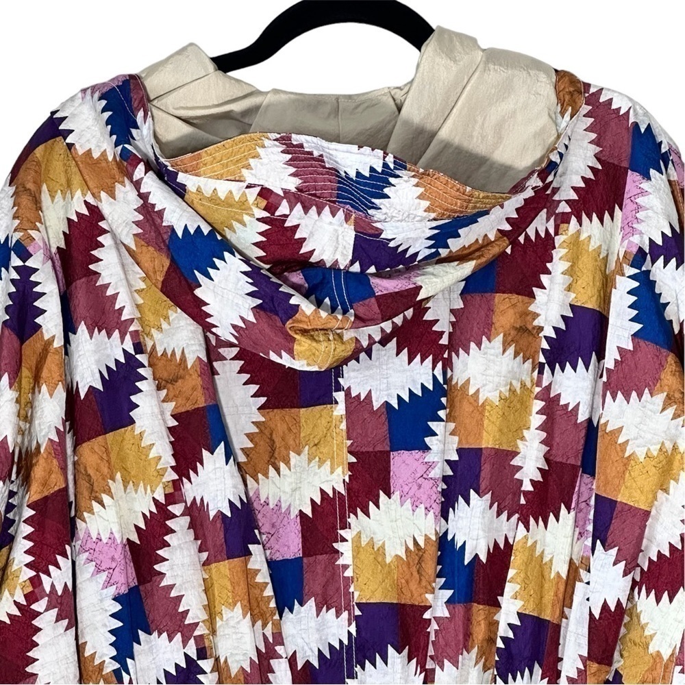 NWT Isabel Marant Munao Oversized Quilt Patchwork Pattern Coat size US 4 | FR 36 - Picture 15 of 16